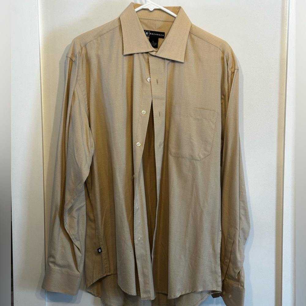 Bacharach Men’s Long Sleeve Dress Shirt